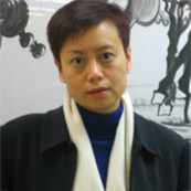 Portrait of Dr. Lrene Poon Wai Kuen wearing a dark coat and white scarf.