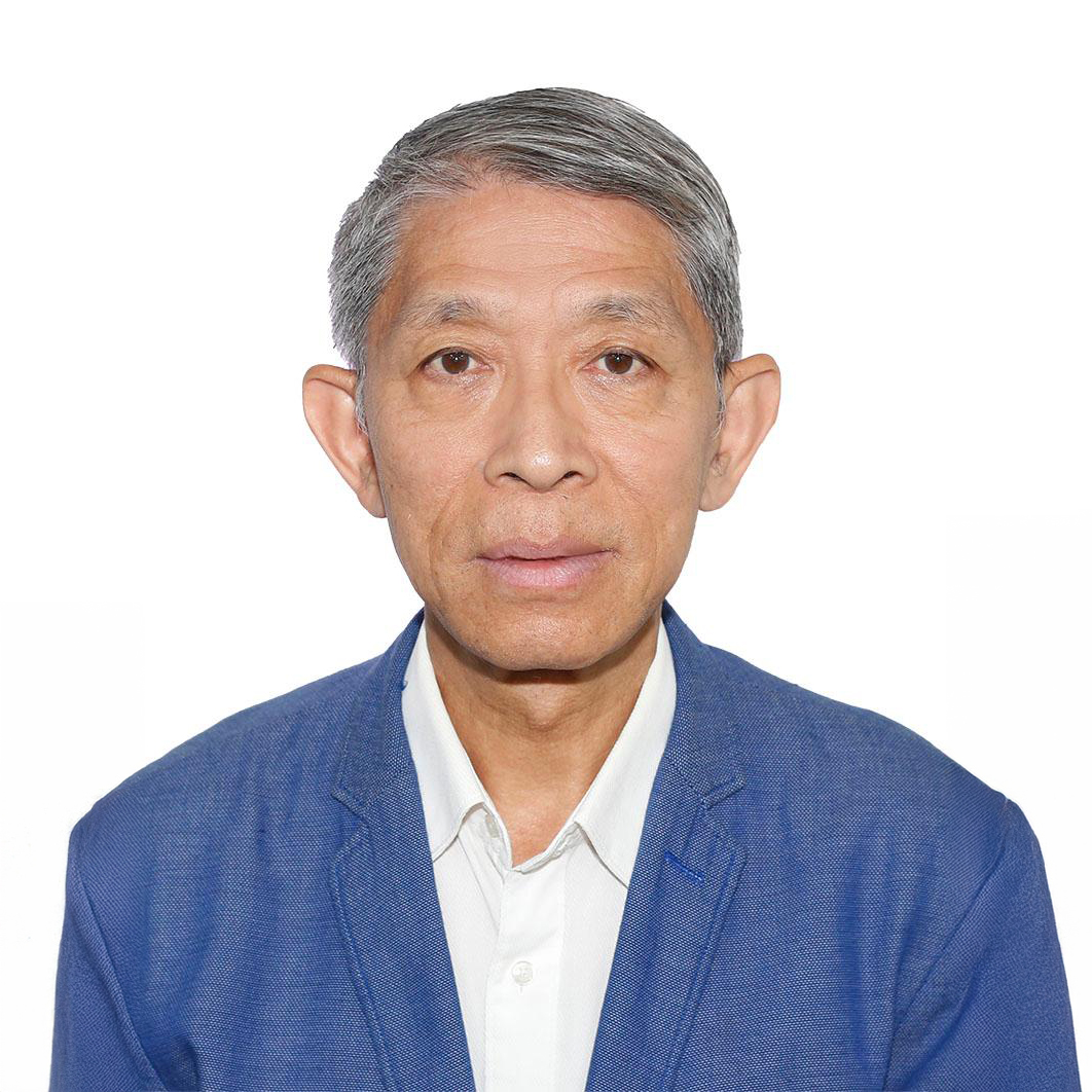 Portrait of Joseph Wuh Jian CHI, wearing blue blazer and white shirt.