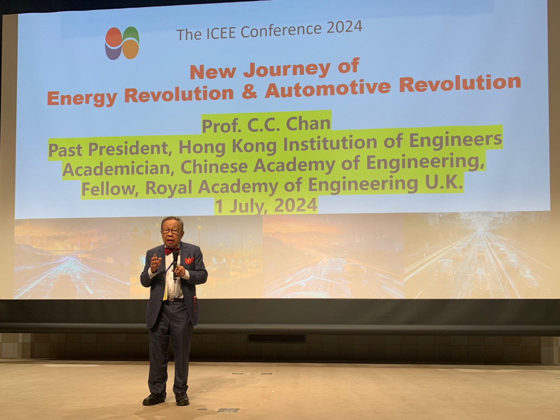 Self Photos / Files - Keynote speech by Prof CC Chan
