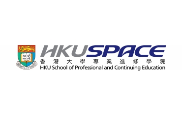HKU SPACE logo featuring crest, English and Chinese text for Hong Kong University School of Professional and Continuing Education